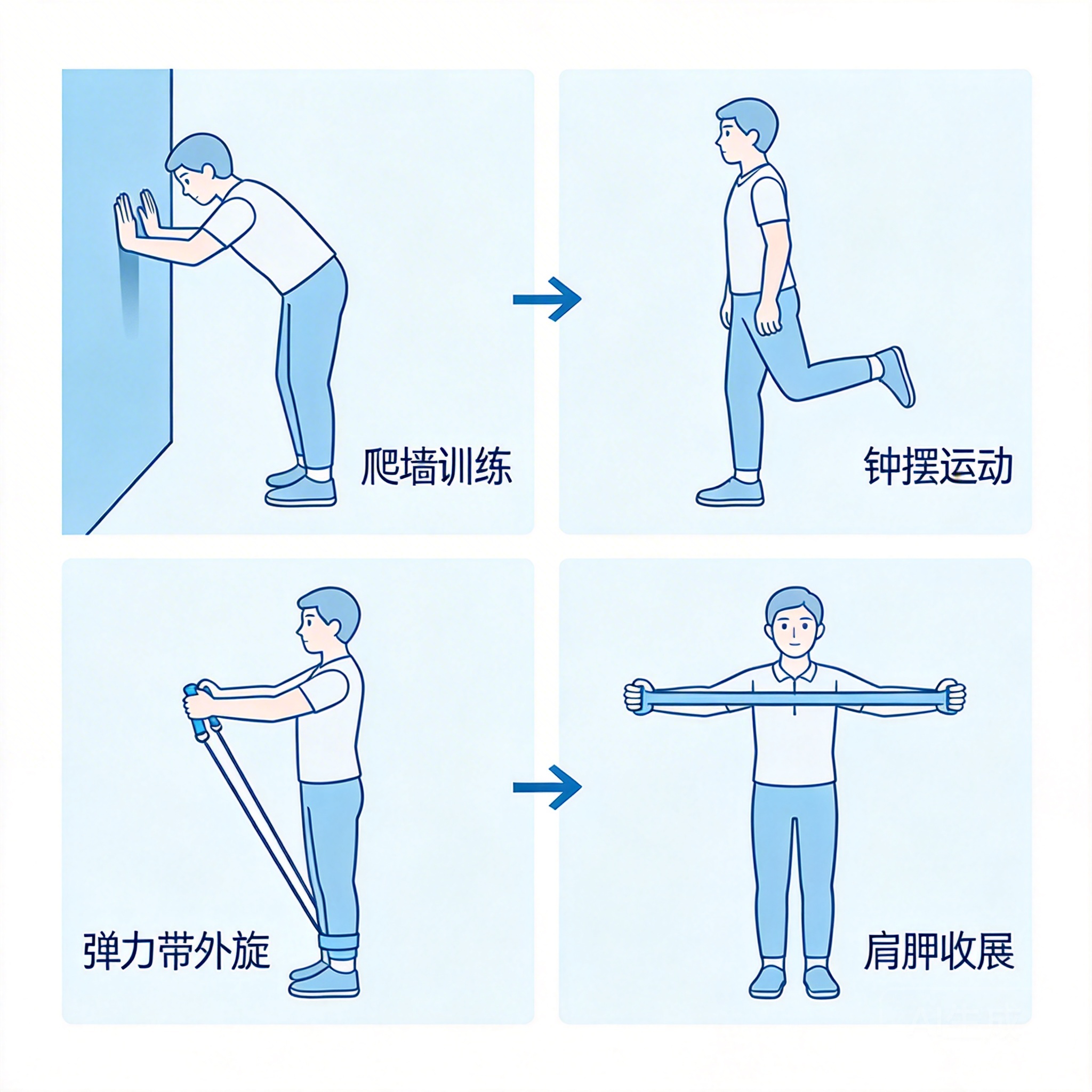 康复动作示意图