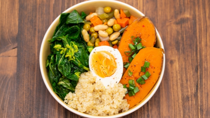 藜麦红薯能量碗