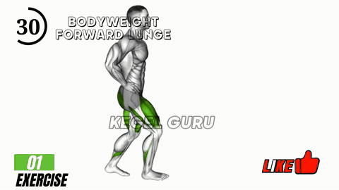 Bodyweight Forward Lunge