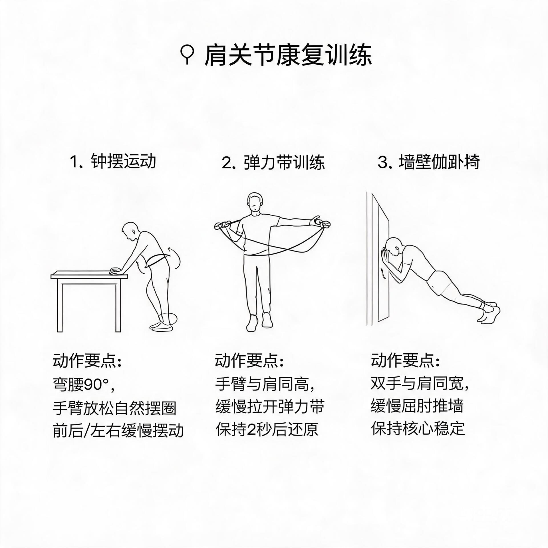 肩关节康复训练方法